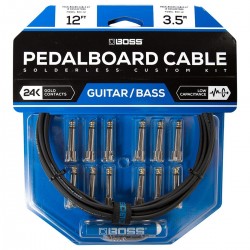 Boss BCK-12 pedalboard kabel sæt 12' kabel 12 connectors Front