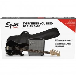 Fender SQ Affinity PJ Bass Pack BLK