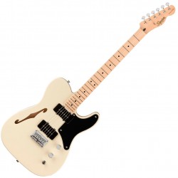 Fender SQ Paranormal Thinline Cabronita Tele Olympic White el-guitar Front