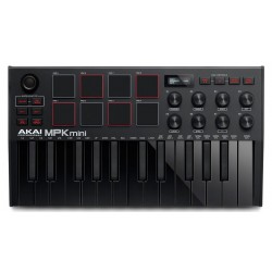 Akai MPK Mini MK3 Midi USB Keyboard Controller - Black