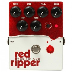 TECH 21. NYC RED RIPPER Bass Fuzz/Distortion v.2 (Used)