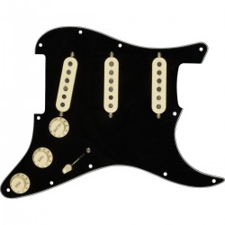 Fender Pre Wired Pickguard Stratocaster SSS Texas Special Black