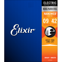 Elixir 12002 Super Light 09-42 El-Guitar Strenge