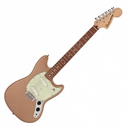 Fender Mustang Firemist Gold front