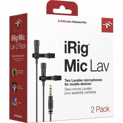 IK Multimedia iRig Mic Lav Mikrofoner - 2 pack front