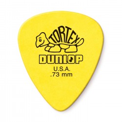 Jim Dunlop Tortex standard 0,73 mm. Gul