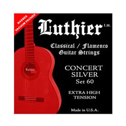Luthier Concert Silver set 60. Klassisk/Flamenco Strenge